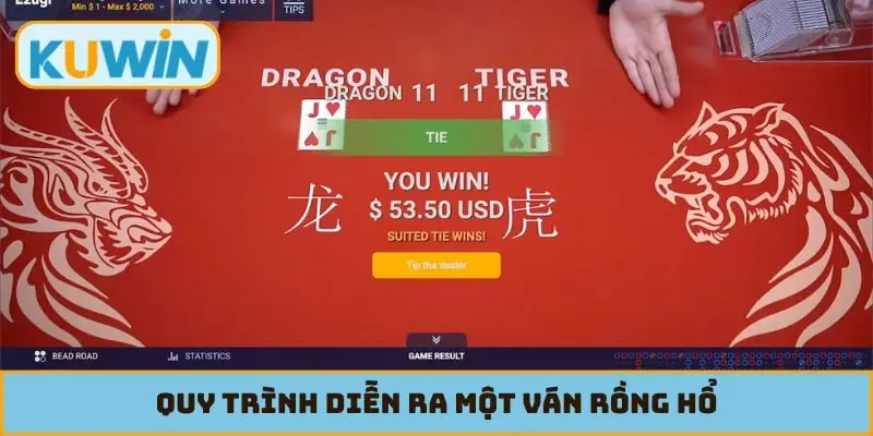 Quy trình diễn ra một ván rồng hổ