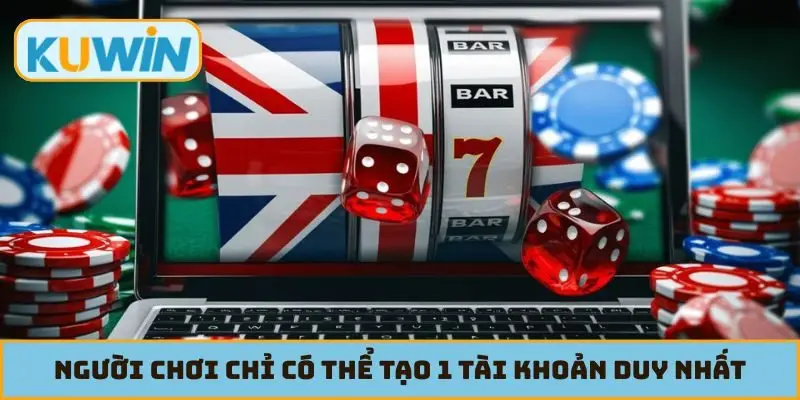 Người chơi chỉ có thể tạo 1 tài khoản duy nhất